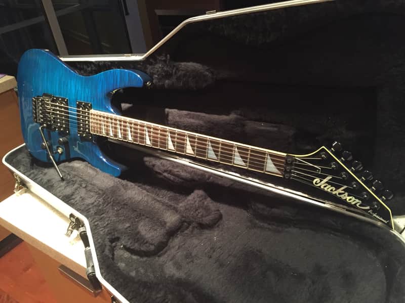 Jackson Soloist Archtop Pro 1990 Transparent blue image 1
