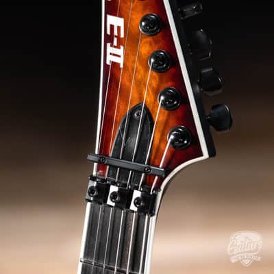ESP E-II Horizon FR-II Left-Handed Guitar w/ Case – Tiger Eye Sunburst image 5
