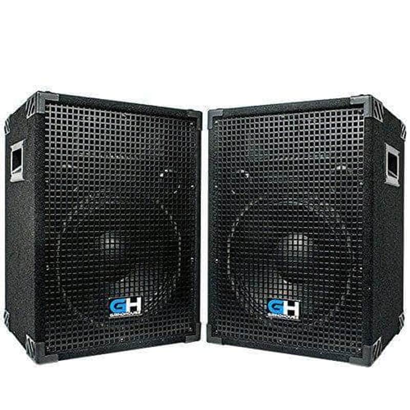 Seismic Audio Grindhouse Speakers GH12L - Pair of Passive 12 Inch 2-Way PA/DJ Loudspeaker Cabinets - 700 Watt Full Range PA/DJ Band Live Sound Speakers image 1
