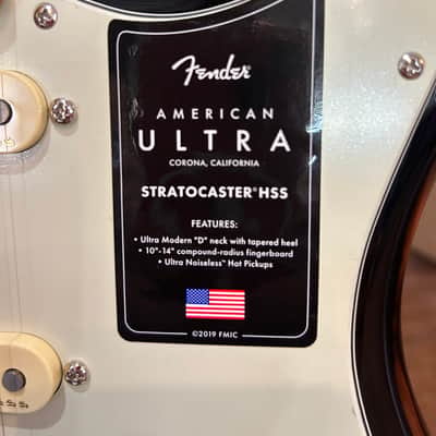 Fender American Ultra Stratocaster HSS Maple Ultraburst #US23025503 8 lbs 11.0 oz image 17