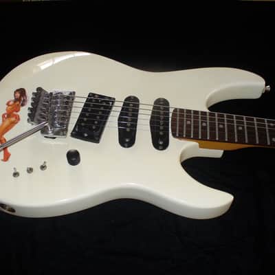 Kramer USA/Japan vintage 1980's Aged Vintage White image 2