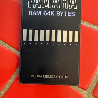 MCD64 RAM Yamaha Memory Card 64K BYTES | Reverb CARD MEMORY series