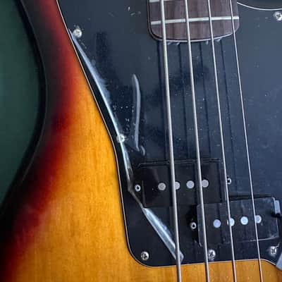 Squier Vintage Modified Jaguar Bass Special – 3-Tone Sunburst – 2013 – w/ Gig Bag & Strap image 11