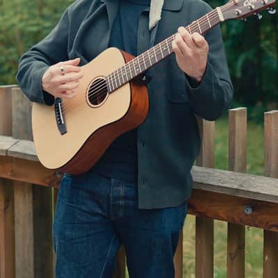 Cort Earth Series Go Hyvibe Acoustic Electric Guitar- Open Pore Natural image 4