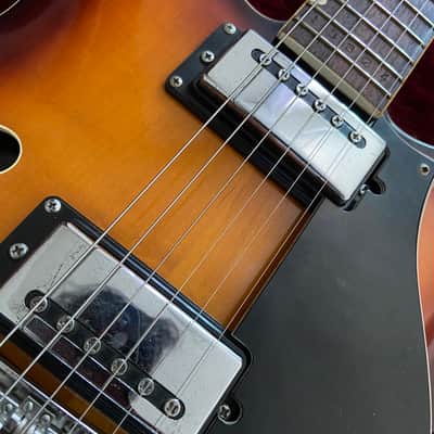 c.1967-1972 Yamaha SA-30T MIJ Vintage Hollow Body Guitar “Sunburst” image 9