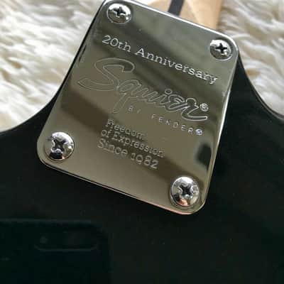 2002 Fender Squier Standard Stratocaster 20th Anniversary Electric Guitar image 6