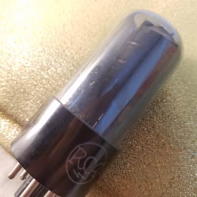 RCA 6V6GT/G tNOS AT1000 TESTED Vacuum Tube greyglass WWII era Beam Power 6V6 1938-1946 image 8