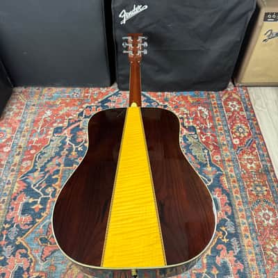 Morris D41 Style X-Braced Dreadnought Model W50 Jacaranda MIJ - 1970's image 9