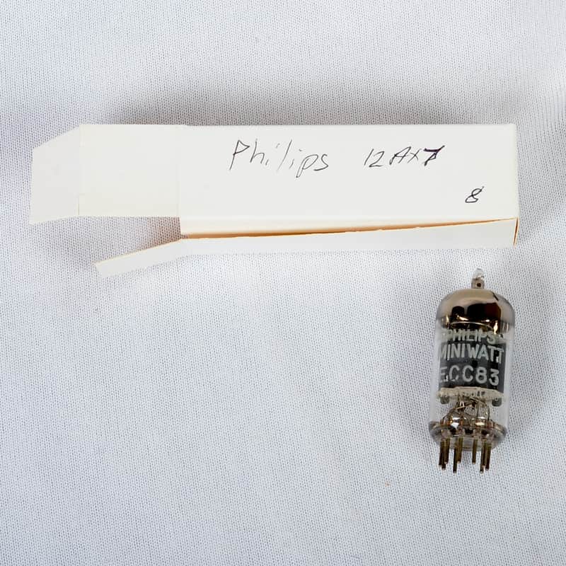 Philips Miniwatt ECC83 / 12AX7 – Made in Holland – Tests Good – Vintage Dutch Preamp Tube image 1