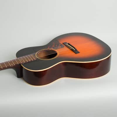 Gibson  L-00 Flat Top Acoustic Guitar (1938), ser. #DG-3330, black tolex hard shell case. image 7
