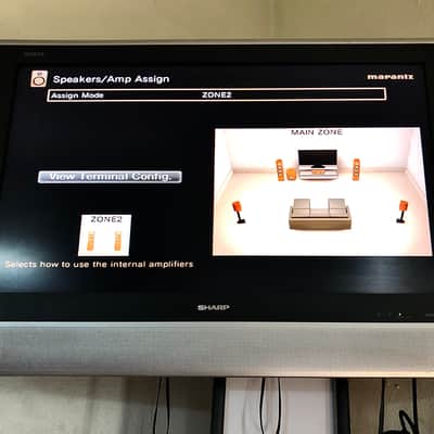 Marantz SR6009 7.2-Channel 4K UHD Network Receiver with Wi-Fi, Bluetooth, AirPlay, Phono +Remote, Calibration Mic & Power Cord *WORKS GREAT!* image 16