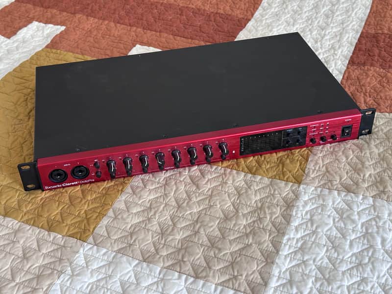 Focusrite Clarett+ OctoPre 8-Channel Microphone Preamp with ADAT I/O