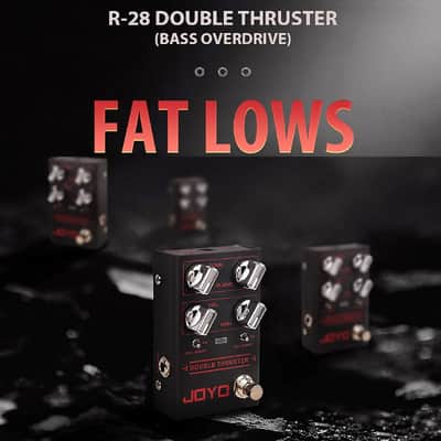 JOYO R-28 Double Thruster High Gain Overdrive Guitar Pedal with Mid/High Frequency For Bass Guitar image 12