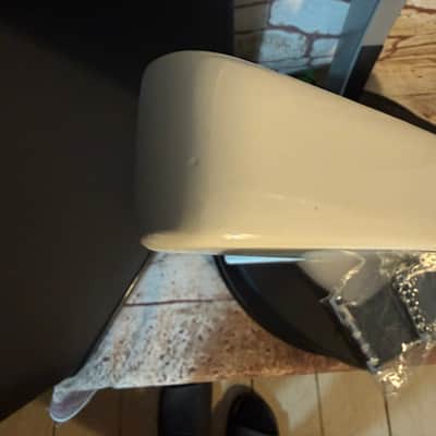 Gibson Explorer 1976 Reissue von 1993 used Weiße Lackierung nachträglich mit Hetset EMG Black HW Case image 12