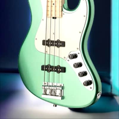 Sadowsky MetroLine 21-Fret Vintage J/J Bass-Swamp Ash Body-4 String-Solid Sage Green Metallic Satin image 4