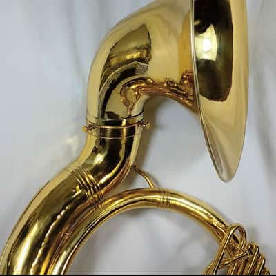 King 2350 BBb Sousaphone - Excellent Overhaul and Re-lacquer with case image 2