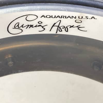 Ludwig Carmine Appice's SIGNED 5x14" Supraphonic Snare Drum. Vanilla Fudge, Cactus, Jeff Beck, Rod Stewart! (#1) 1965 image 16