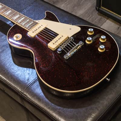 Gibson Custom Shop Les Paul Standard P90 - Brunswick Burgundy Sparkle image 7
