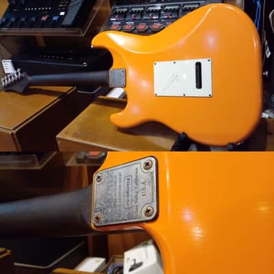 Schecter Nick Johnston USA Signature 2017 - Present - Atomic Orange Nitro image 5