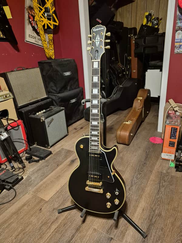 Epiphone Inspired by "1955" Les Paul Custom Outfit 2016 - 2019 - Aged Gloss Ebony