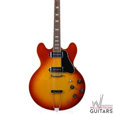 1968 Gibson ES-330 No F-Holes Employee Made Sunburst w/ OHSC image 1