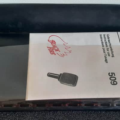 Sennheiser BF509 Black Fire 509 Cardioid Dynamic Microphone 1990s - Black image 3