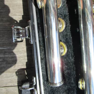 Yamaha YFL-225SII Standard Flute 2000s - Silver-Plated image 8