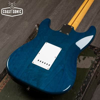 2019 Fender Traditional '58 Stratocaster Made in Japan - Transparent Blue image 10