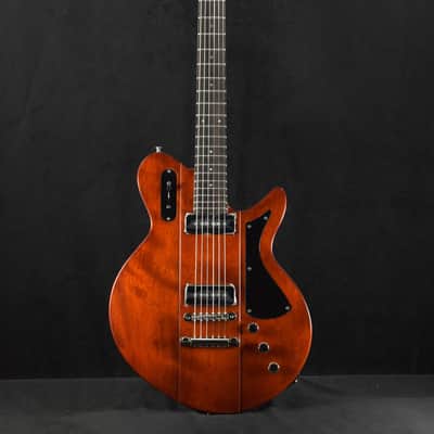 Eastman Juliet-P90-VR Bare Knuckle P-90 Vintage Red Truetone Gloss image 2
