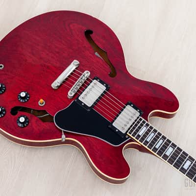 1979 Greco SA-550 Vintage ES Guitar Cherry, Near-Mint w/ Maxon U-1000 & Case, Japan Fujigen image 9