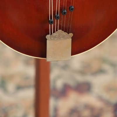 (Used) 1917 Vintage Gibson A-4 Cherry Sunburst Oval-Hole Teardrop A-Style Mandolin #1550 image 8