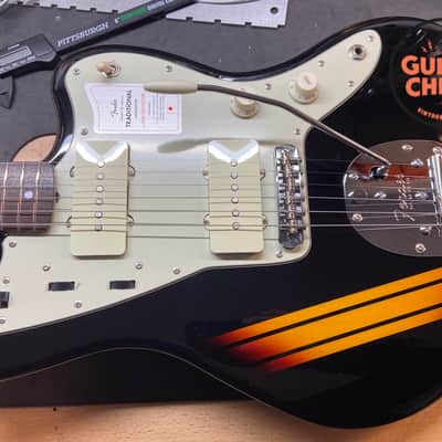 2024 Fender MIJ Japan Traditional 60s Jazzmaster Competition Black Sunburst FSR Mint w/ HSC image 13