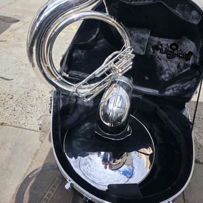 Eastman EPH495 Silver Bb Sousaphone - Professional image 5