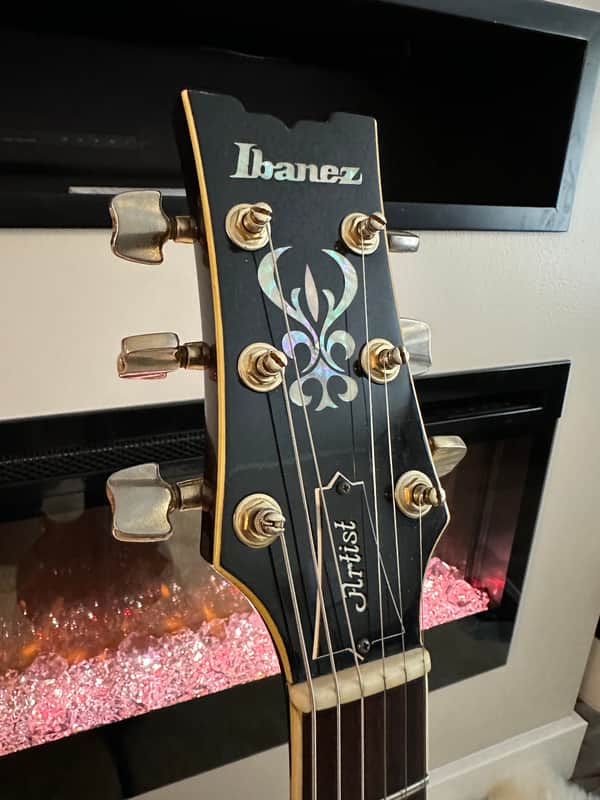 Ibanez Artist AR105 1983 - Quilted Mahogany Burl Antique Burst image 1