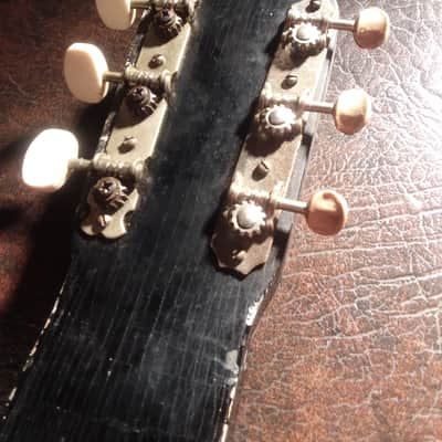 Vintage Electric 6-String Lap Steel Art Deco Guitar with original case 40's-50's image 12