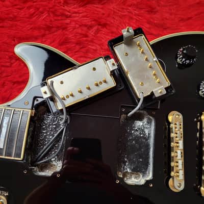 1990 Burny RLC-65 '60 Les Paul Custom Black Beauty - Revival Series - Original VH-1 Humbuckers - Made In Japan MIJ image 21