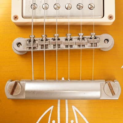 2014 Gibson Billy Gibbons Pinstripe Les Paul Goldtop, Aged / Signed image 25