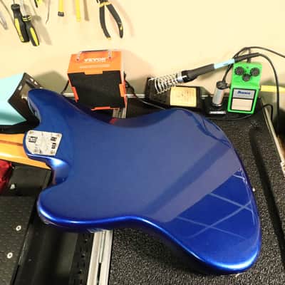 2023 Fender American Ultra Jazzmaster Cobra Blue w/ Maple Fretboard image 22