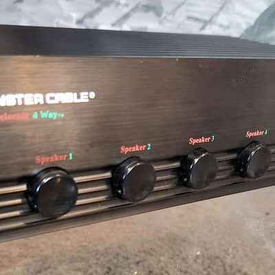 Monster The Monster Cable SS-4 Multi-Speaker Selector 90s - Black image 2