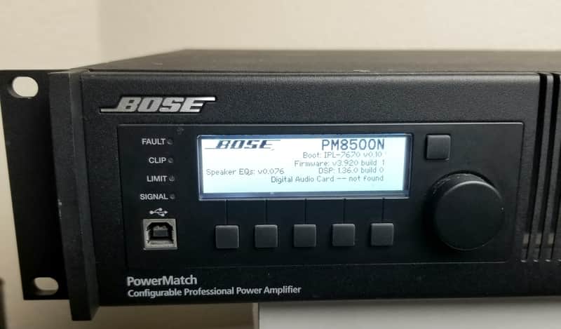 Bose PM8500/PM8500N PowerMatch 8-channel Power Amplifier | Reverb