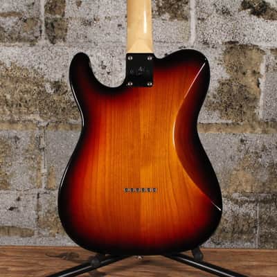 2021 G&L Fullerton Deluxe ASAT Classic Bluesboy with Rosewood Fretboard Old School Tobacco Sunburst w/ Hard Case image 5