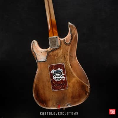 Fender Stratocaster 60th Anniversary Shell Pink Heavy Aged Relic by East Gloves Customs image 17