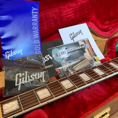 2020 Gibson Captain K. Douglas SG in Inverness Green with hard shell case image 15