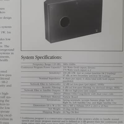 JBL Owners Manual for Control Speakers 1996 image 3