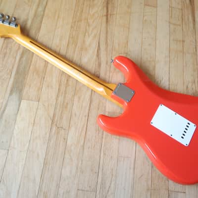 1983 Fender Stratocaster '57 Reissue Fullerton American Vintage Fiesta Red w/ohc, Hangtags image 12