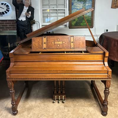 Weber NY Mahogany Baby Grand Piano 6' image 7
