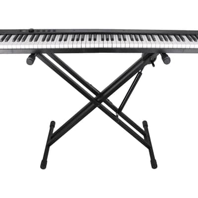 Rockville RKS-AIR Hydraulic Air Powered Keyboard Stand with DJ Table Shelf image 13