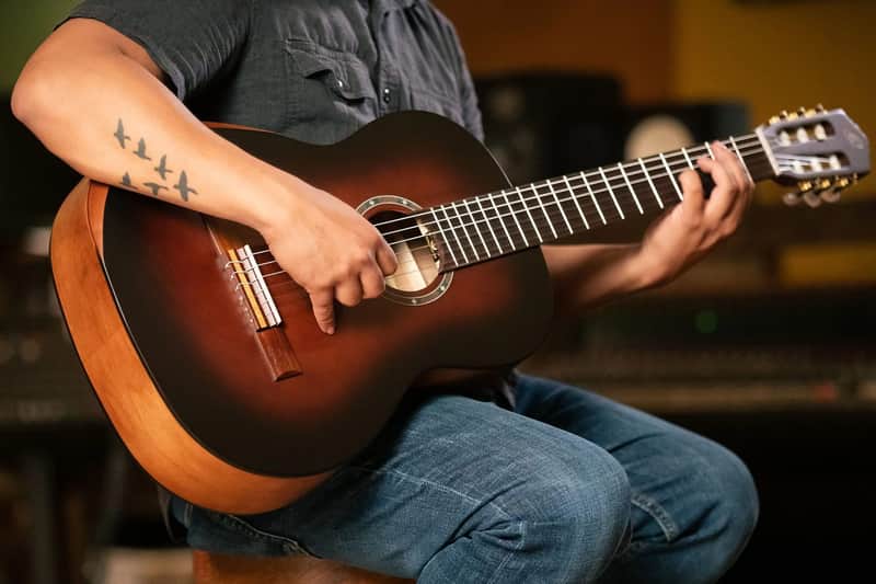 Ortega Guitars Family Series Pro w/ Arm Rest Solid Top Nylon Classical Guitar image 1