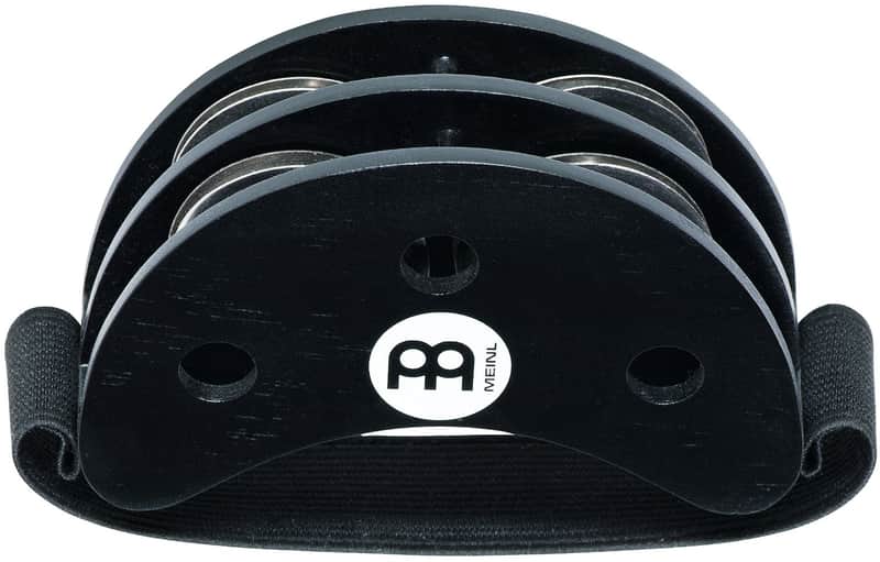 Meinl FJS2S-BK Foot Tambourine w/ Steel Jingles image 2