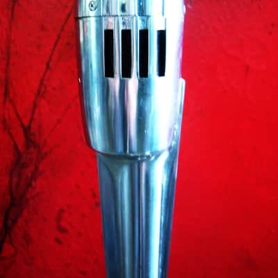 Vintage 1950's Calrad DM-17 dynamic microphone High Z w cable Lafayette Olson Aiwa Electro Voice 664 image 8
